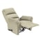 In House Velvet Rocking Recliner Chair - Light Beige - AB09