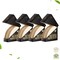 100-Piece Unbleached Coffee Filter Paper Beige 13.4cm