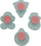 Royalford Celebration Cookie Cutter, 4Pcs Abs Moulds, RF10969, Cookie Cutter With Handle, 3D Design Cookie Mould, Baking Tools For Kitchen, Kids Cookie Cutter