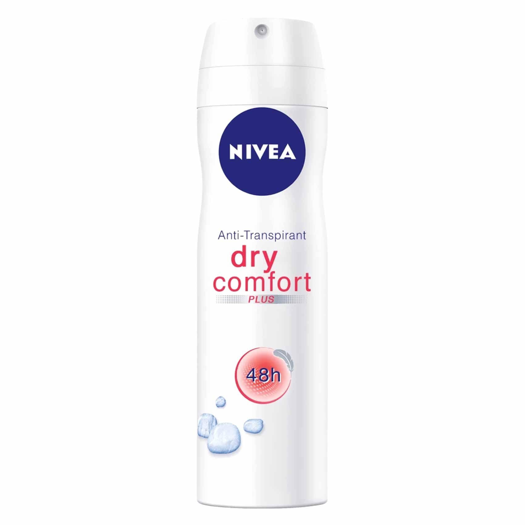 Buy NIVEA Antiperspirant Spray for WoMen Dry Comfort Quick Dry 150ml Online  - Shop Beauty & Personal Care on Carrefour UAE