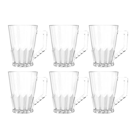 City Glass Reze Mugs Set - 20 CL - 6 Pieces