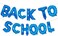 Party Time 16" 12pcs Blue BACK TO SCHOOL Foil Balloon For Back to School Balloons, Back To School Decorations Set, School Welcome Back Balloons Decoration - Classroom Decoration Supplies