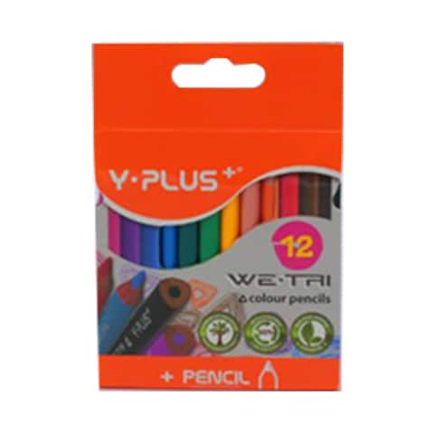 We-Tri Colored Pencil 12 Color