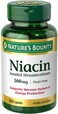 Nature's Bounty Niacin Flush Pills and Supplement, Supports Nervous System and Energy Production, 500mg, 120 Capsules