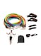 Generic 11-Piece Resistance Fitness Band Set 620G
