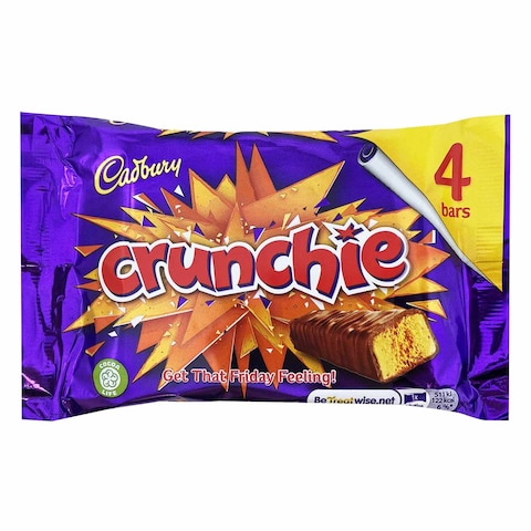 Cadbury Crunchie Chocolate Bar 104G