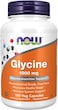 Now Foods Glycine (100 Capsules, 1000Mg)