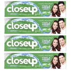 Buy Closeup Antibacterial Toothpaste Menthol Fresh 75ml Pack of 4 in UAE