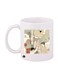 Printed Mug White/Red/Grey Standard Size