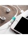 Generic - Dual Mini Lightning Audio And Charging Splitter Blue/White