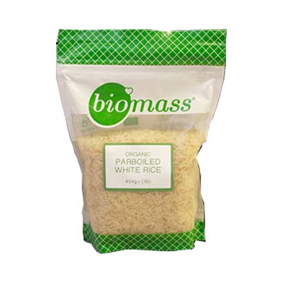 Biomass Parboiled White Rice 454GR