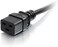 DKURVE C19 to C14 Power Cord - Heavy Duty Power Cable 16AWG 3 Meter, Compatible With Computers, Servers, and PDUs 3meter