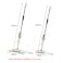 Aiwanto 2 in 1 Mop Set Sweeper Floor Mop Set Dry and Wet Floor Cleaning Long Hand Mop