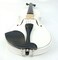Mike Music 4/4 White Violin with Hard Case, Shoulder Rest, Bow, Rosin