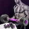 Fitness Plastic Dumbbells Adjustable Dumbbells Unisex Fitness Barbell Steel A Pair of PU Dumbbells Household Set 20kg