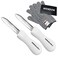 WENDOM Oyster Shucking Knife and Gloves Set Included 2pcs Oyster Shucker Opener New Haven Style, Cut Resistant Glove Professional Guard and Block Tools