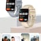 GT30 Smart Watch Fitness Tracker, Heart Rate Monitoring, Compatible with Android and iOS Systems Black