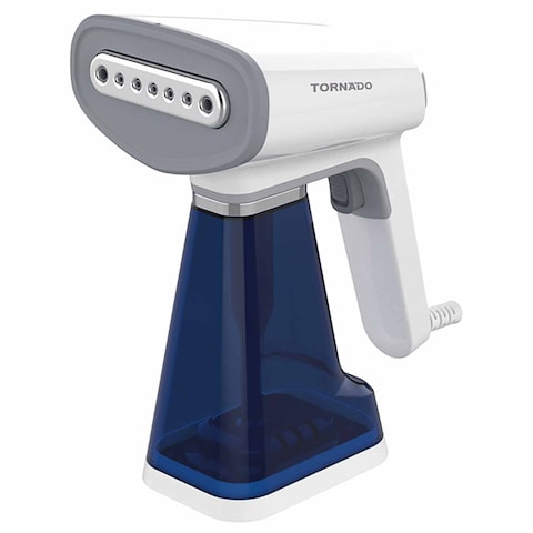 مكواة بخار تورنيدو محمولة - 1100-1300 واط - أبيض × أزرق - TST-HS1300