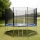 Trampoline 8Ft, High Quality Kids Trampoline Fitness Exercise Equipment Outdoor Garden Jump Bed Trampoline With Safety Enclosure