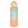 Nova Kids Water Bottle 1000ml with Straw- Orange