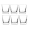Carre Tumbler Glasses -194 Cc - 6 Cups