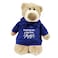 Caravaan - Mascot Bear w/ Sending You A Big Bear Hug Print on Blue Hoodie 28cm