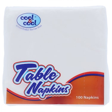 Cool &amp; Cool Table Napkins 100 Napkins