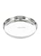 ROYALFORD Round Thali Plate Silver 14inch