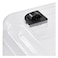 Okt Storage Box Transparent  With Casts 52L