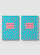 Lowha Spiral Notebook With 60 Sheets And Hard Paper Covers With Doodle Shape Design, For Jotting Notes And Reminders, For Work, University, School