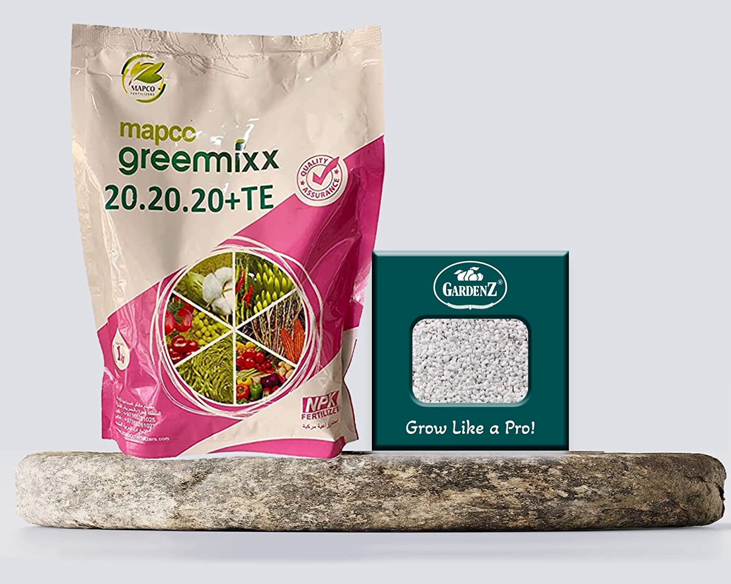 Buy Greenmix NPK fertilizer 20-20-20+TE Pink Crystalline 1 KG ...