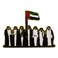 Ahlan UAE National Day Themed Brooch Multicolour