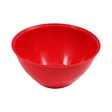 إم ديزاين بولة خلط بلاستيك كبيرة - أحمر