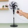 Olsenmark 16" Stand Fan with Remote Control- OMF1793/ Pedestal Fans with 3 Modes, Efficient 70 W Motor for Better Cooling, Timer, 4 Speed/ 7 Leaf Blades, 9 Hours Timer, Perfect for Home, Off