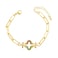Aiwanto Bracelet for Ladies Golden Hand Chain
