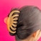 Glitters StyleSecure Brown/gold claw clip