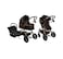 Pikkaboo - 4in1 Luxury Stroller Travel System - Black