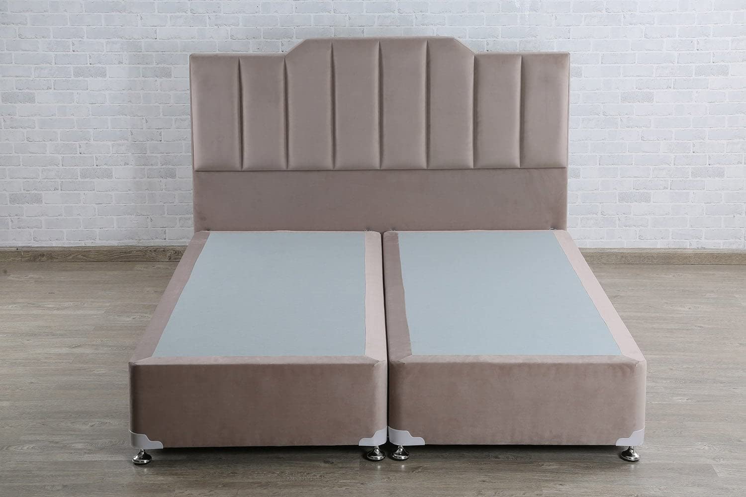 PAN Home Camel-Back Divan Base Bed 180X200-Beige