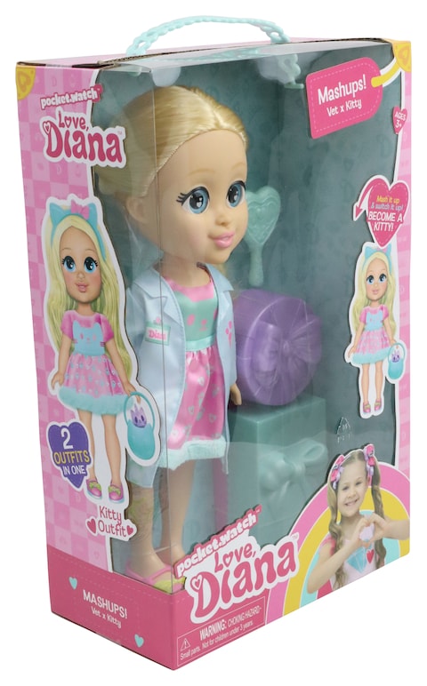 Love Diana Doll Mashup Vet/Kitty S3 13 Inch