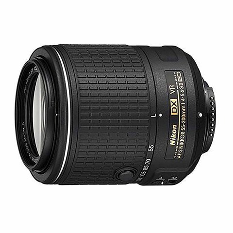 عدسة كاميرا نيكون AF-S DX نيكور 55-200 ملم، فتحة العدسة f/4-5.6G