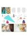Generic 100-Piece Cake Decorating Tool Set SIlver/Blue/White