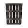Cosmoplast Cedargrain Laundry Bin Dark Brown 33L