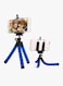 Octopus - Adjustable Phone Tripod Holder Stand Blue/Black