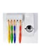 Generic Toothpaste Dispenser With Toothbrush Holder Set White