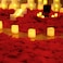 Lavish Flameless Operated LED Tealight For Wedding, Outdoor, Table, Festival (Warm White) Pack Of 24