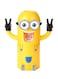 Generic Toothpaste Dispenser With Toothbrush Holder Yellow