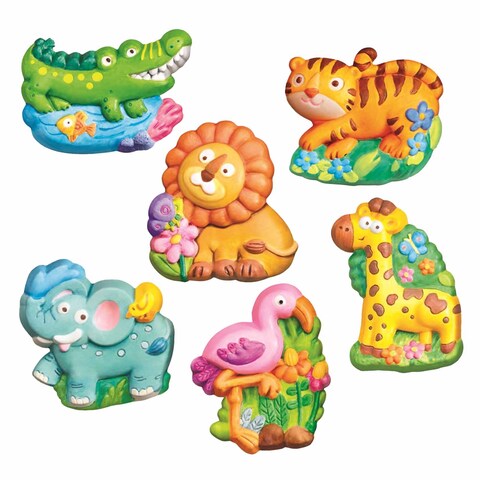 4M Mould &amp; Paint Zoo Animals