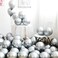 Erweicet 12Inch Chrome Metallic Silver Balloons For Party 50 Pcs Thick Latex Balloons For Party Decorations (Silver)