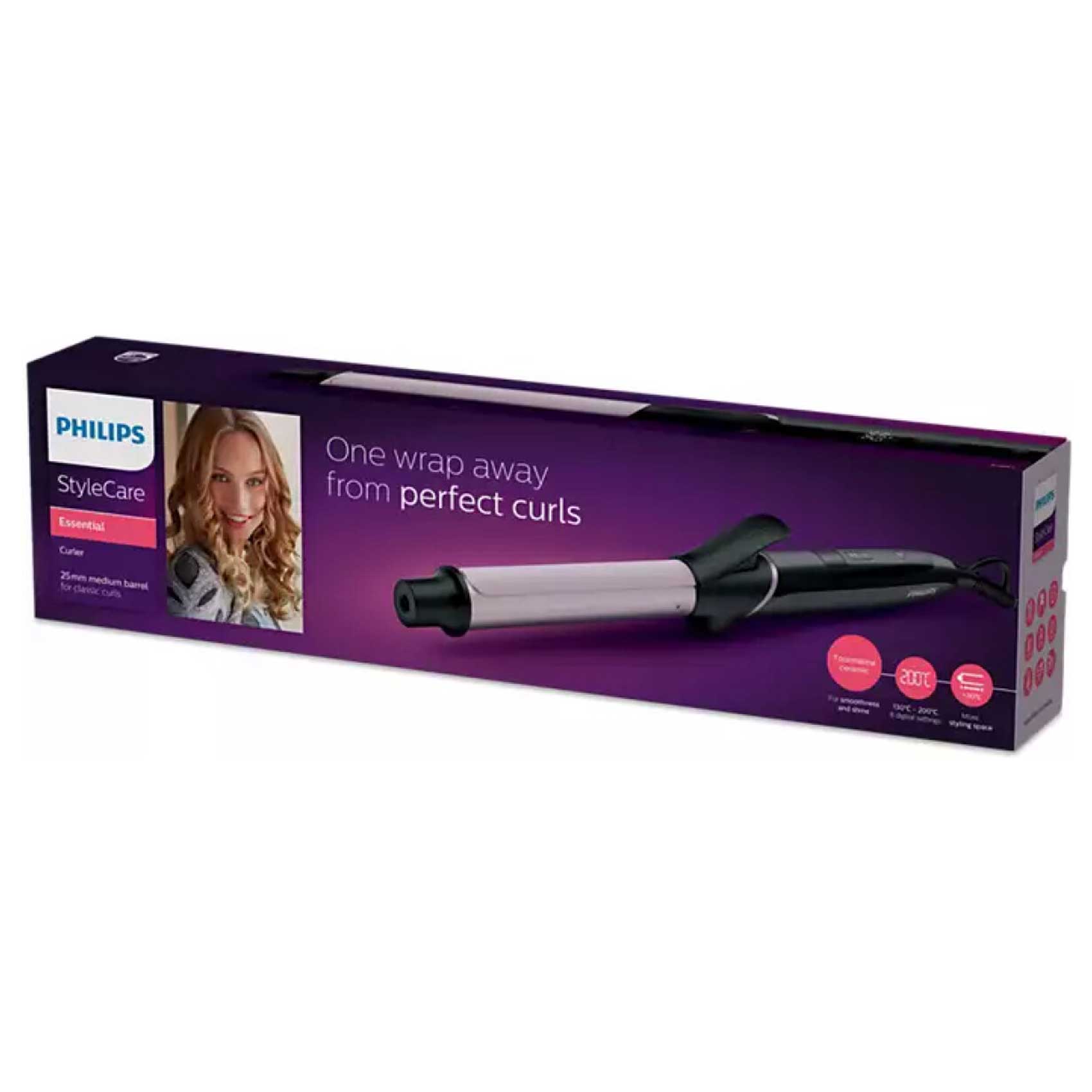 PHILIPS Hair Curler BHB864/03 Black product thumbnail 2