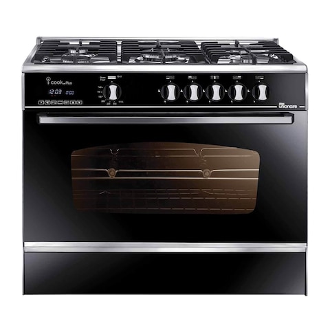 "بوتجاز يونيون اير اي كوك GC 6090SS-DC-511-IDSC-S-P غاز - 5 شعلة - اسود "